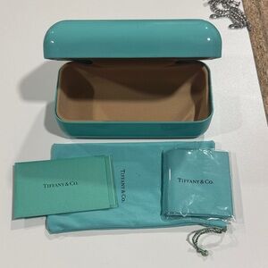 Tiffany & Co. Turquoise Box with Accessories for sunglasses